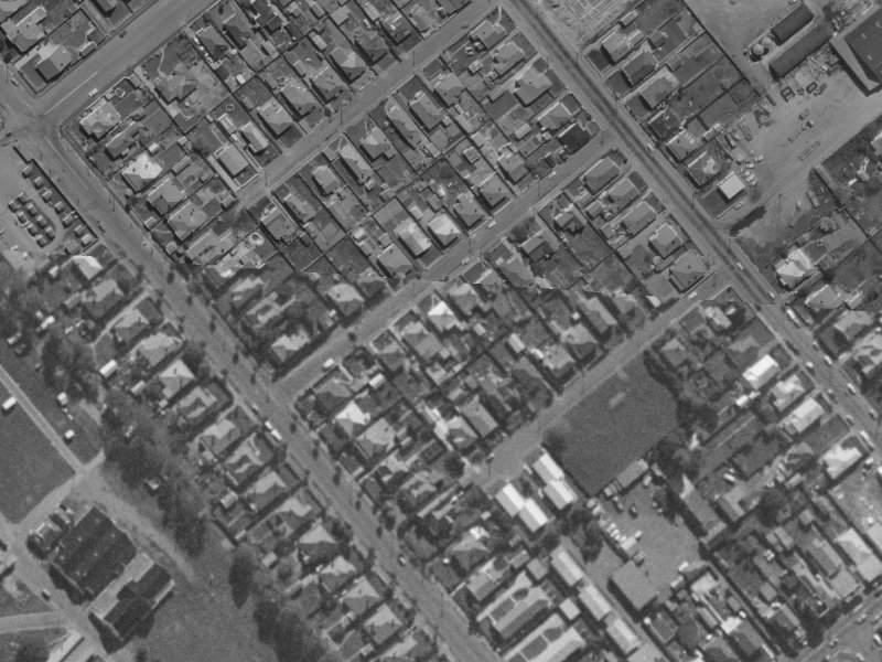 17 Chatham Street from the air, 1970-1974