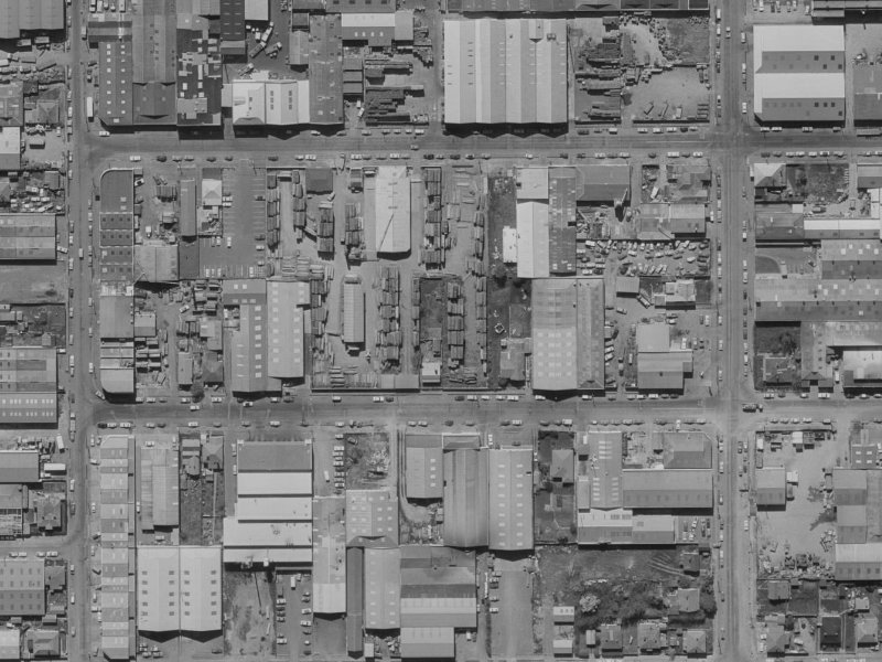 35 Kingsley Street from the air, 1970-1974