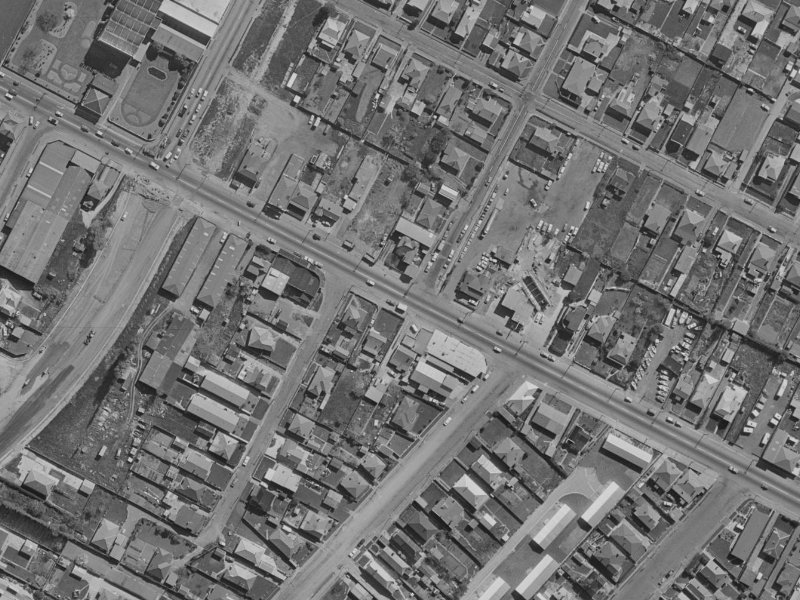 384 Ferry Road from the air, 1970-1974