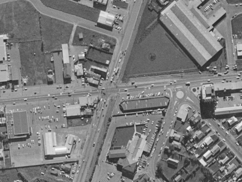 393 Main South Road from the air, 1970-1974