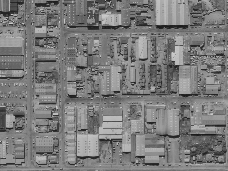 19 Kingsley Street from the air, 1970-1974