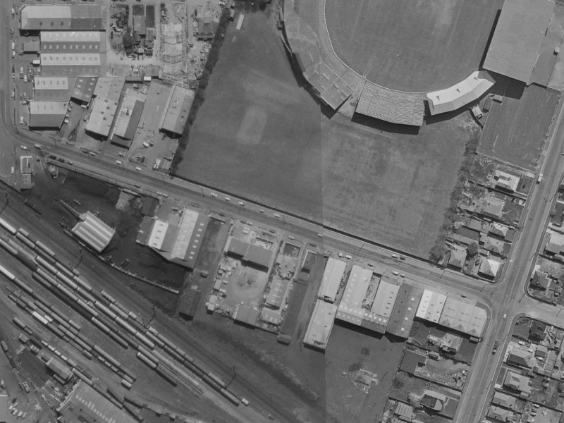 42 Lismore Street from the air, 1970-1974