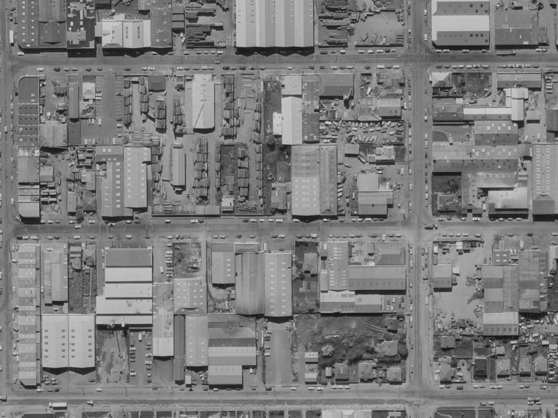 39 Kingsley Street from the air, 1970-1974