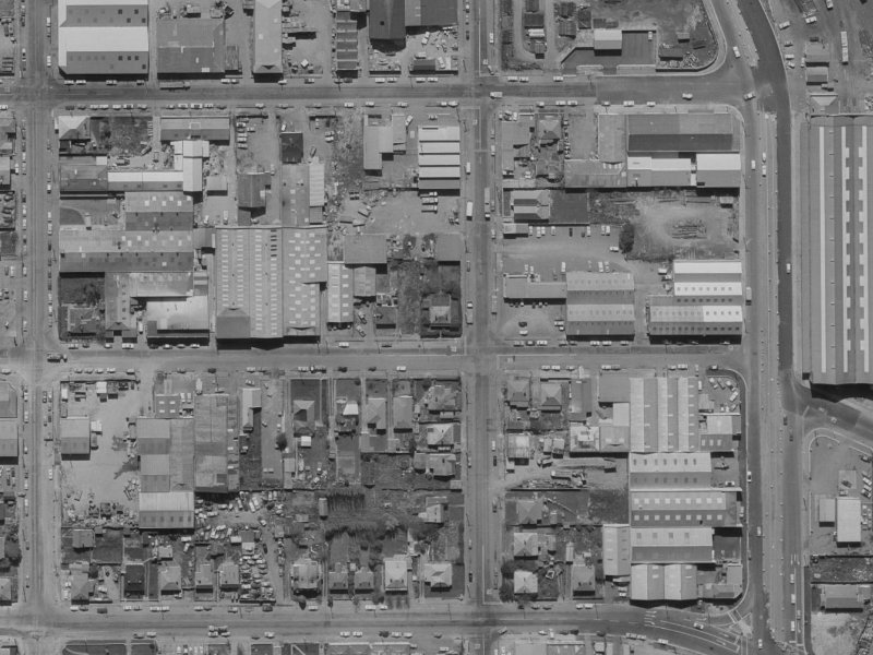 91 Kingsley Street from the air, 1970-1974