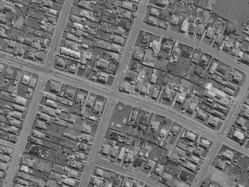 43 Charles Street from the air, 1970-1974