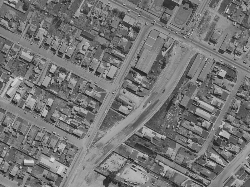 41 Frederick Street from the air, 1970-1974