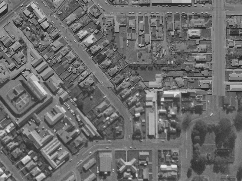 39 Dickens Street from the air, 1970-1974