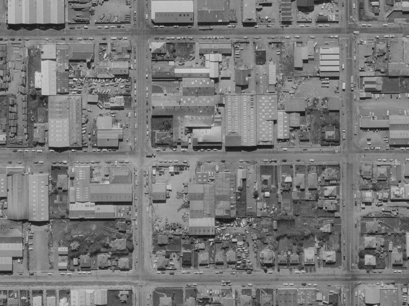 66 Kingsley Street from the air, 1970-1974