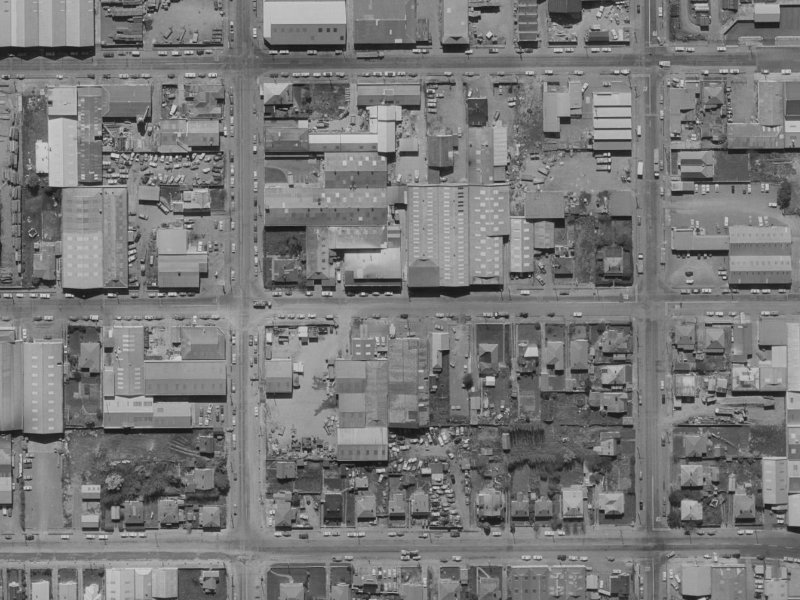 69 Kingsley Street from the air, 1970-1974