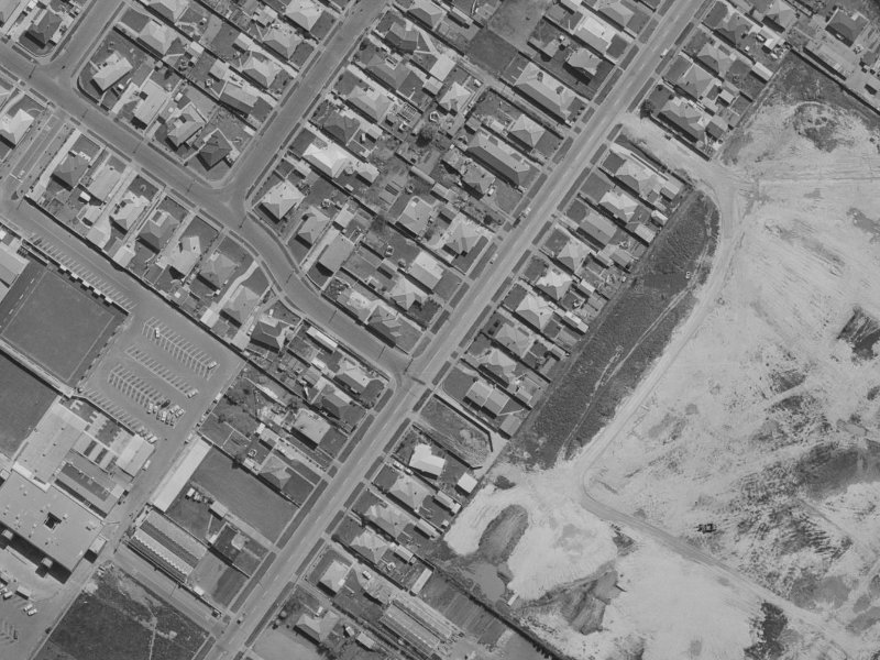 79 Hargood Street from the air, 1970-1974