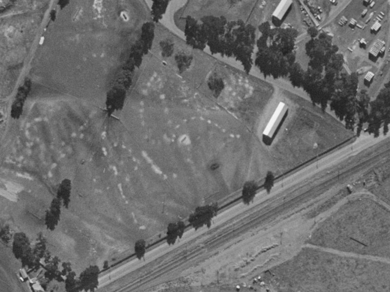 451 Waterloo Road from the air, 1970-1974