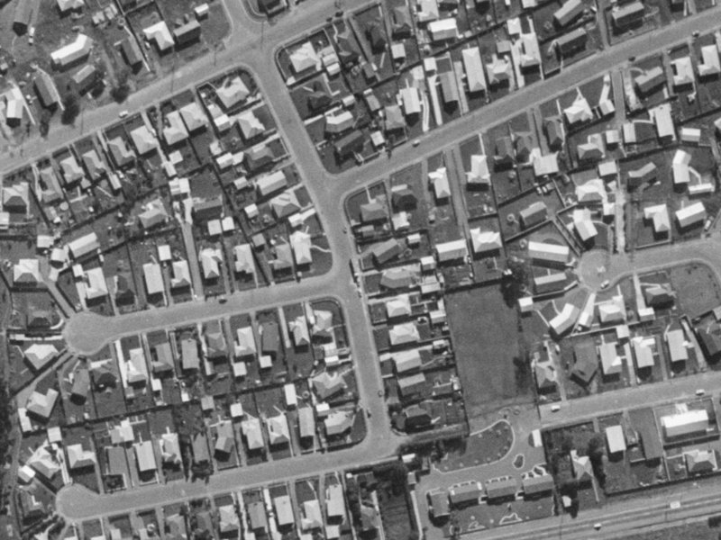 11 Montague Street from the air, 1970-1974