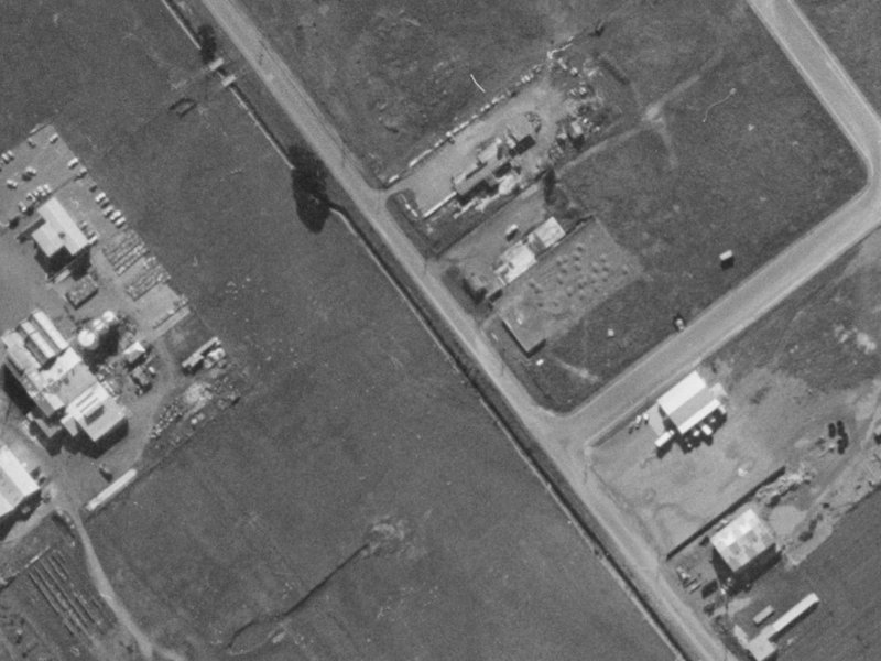 76 Hayton Road from the air, 1970-1974
