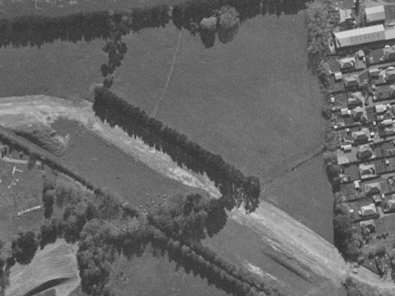 18B Birmingham Drive from the air, 1970-1974