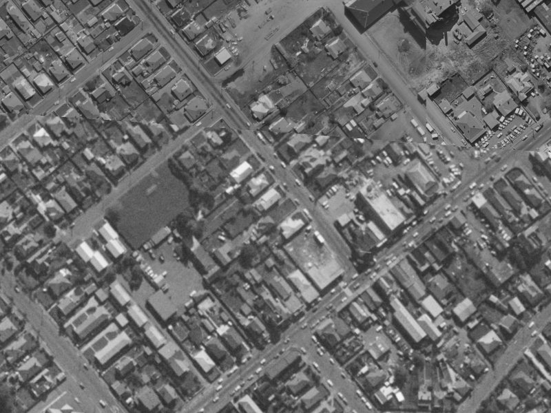 9 Clarence Street South from the air, 1970-1974
