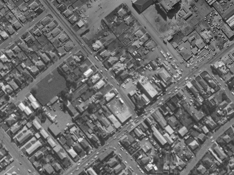 7 Clarence Street South from the air, 1970-1974