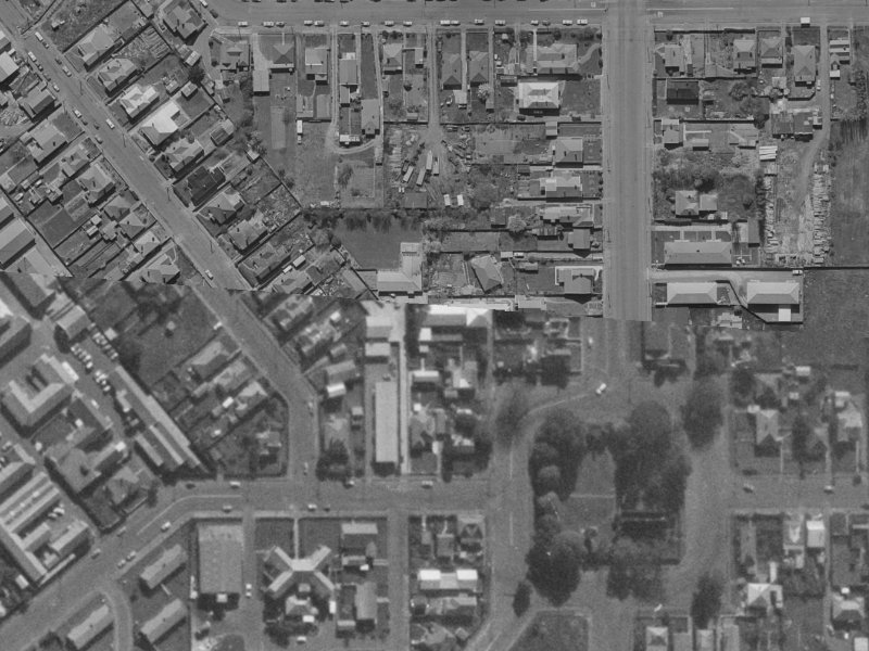21 A Church Square from the air, 1970-1974
