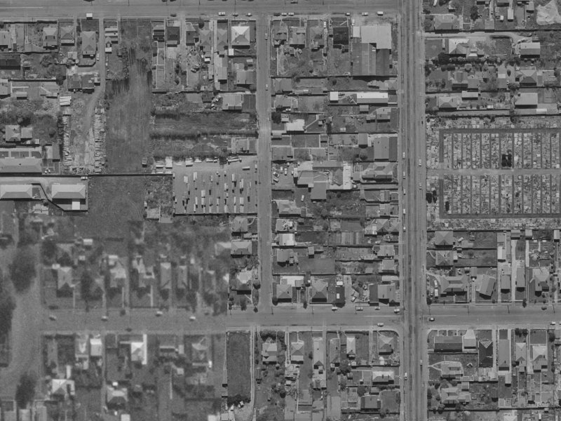 3/16 Cotterill Street from the air, 1970-1974