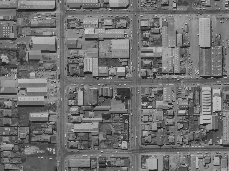89 Durham Street South from the air, 1970-1974