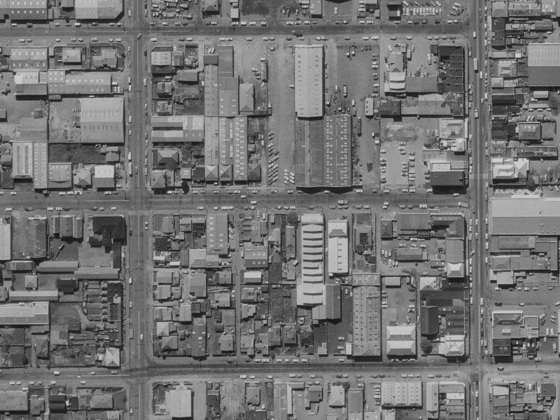 40 Battersea Street from the air, 1970-1974