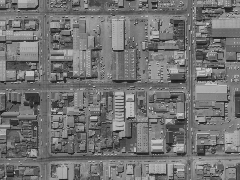 46 Battersea Street from the air, 1970-1974