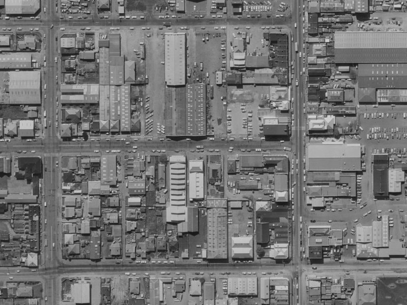 48 Battersea Street from the air, 1970-1974
