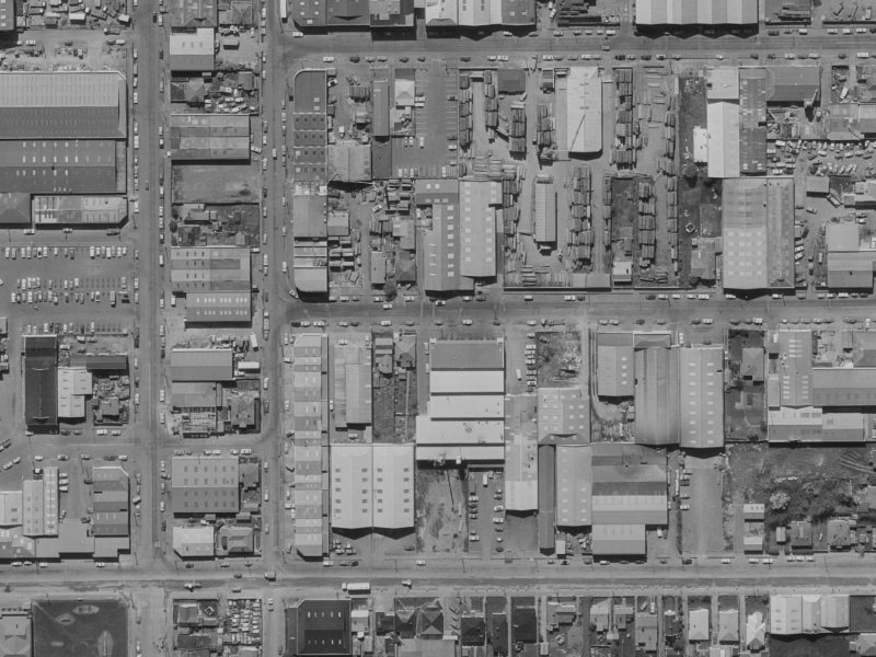 12 Kingsley Street from the air, 1970-1974