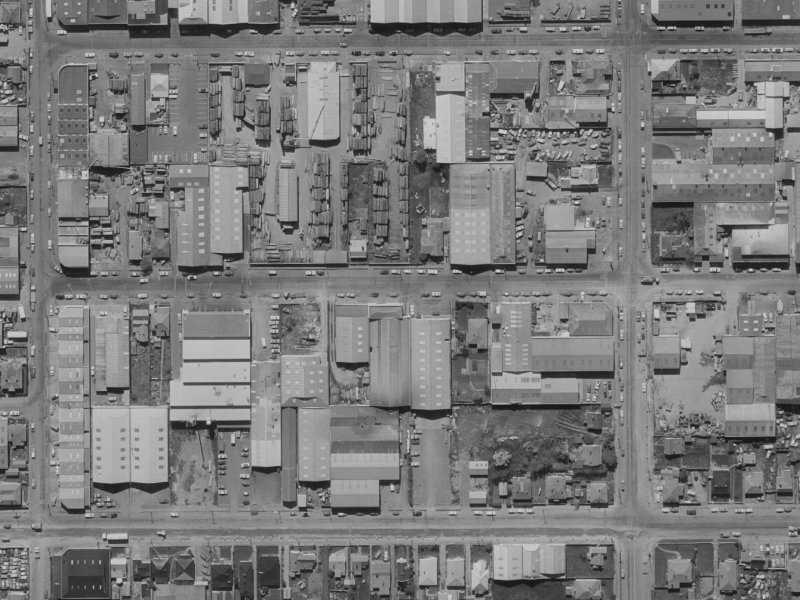 32 Kingsley Street from the air, 1970-1974