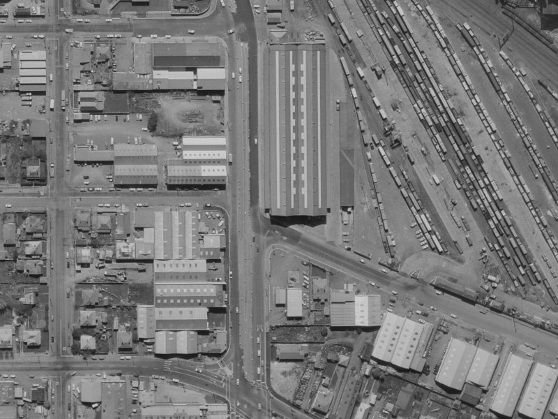 230 Waltham Road from the air, 1970-1974