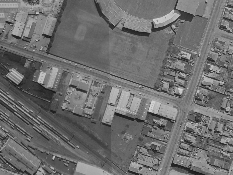 50 Lismore Street from the air, 1970-1974