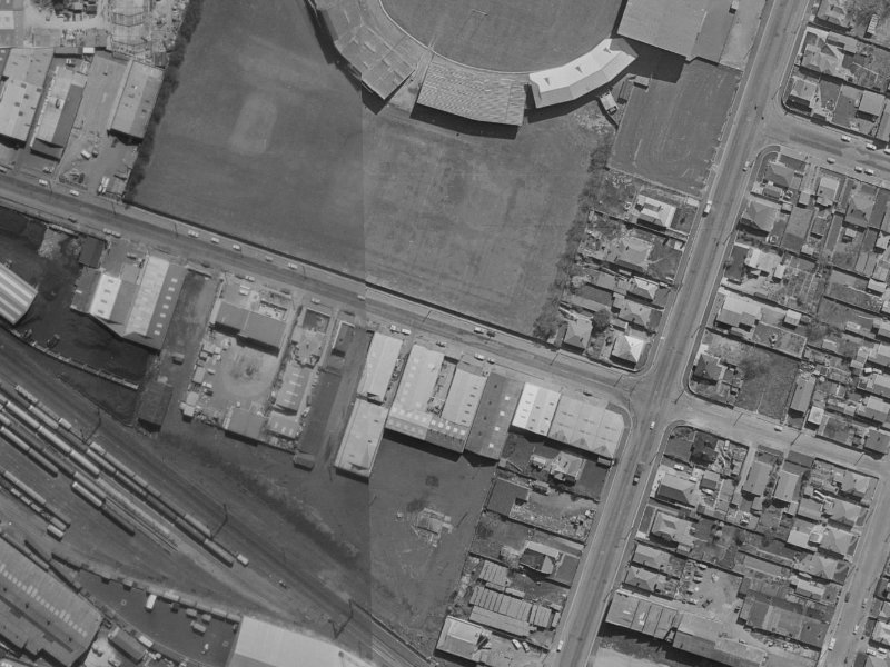 56 Lismore Street from the air, 1970-1974