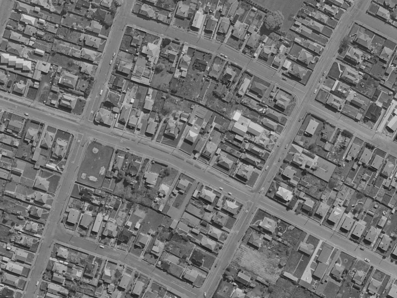 59 Charles Street from the air, 1970-1974