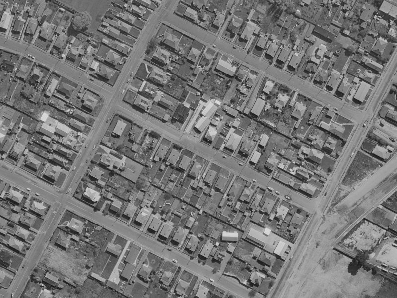 55 Grenville Street from the air, 1970-1974