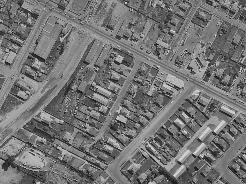 7-21 Hart Street from the air, 1970-1974