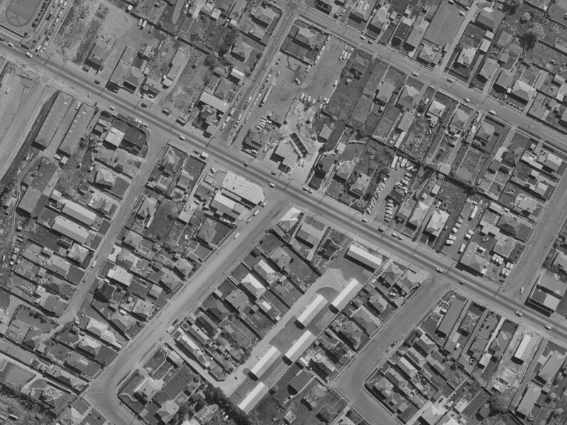 398B Ferry Road from the air, 1970-1974