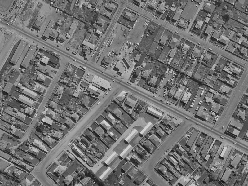 398 Ferry Road from the air, 1970-1974