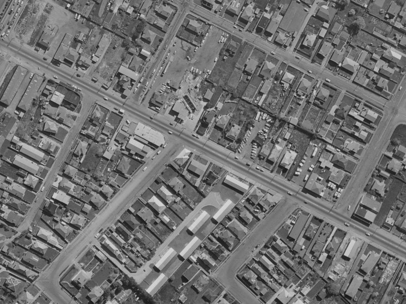 402 Ferry Road from the air, 1970-1974