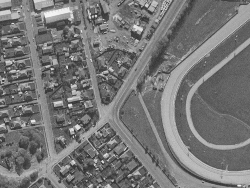 105 Wrights Road from the air, 1970-1974
