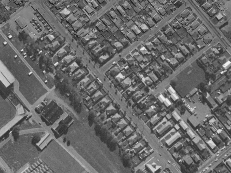 26 Whiteleigh Avenue from the air, 1970-1974