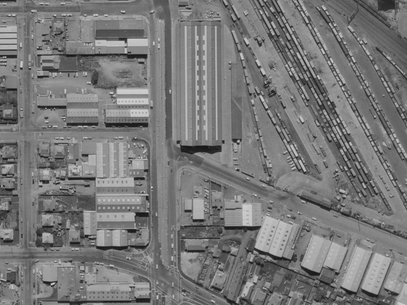 13 Mowbray Street from the air, 1970-1974