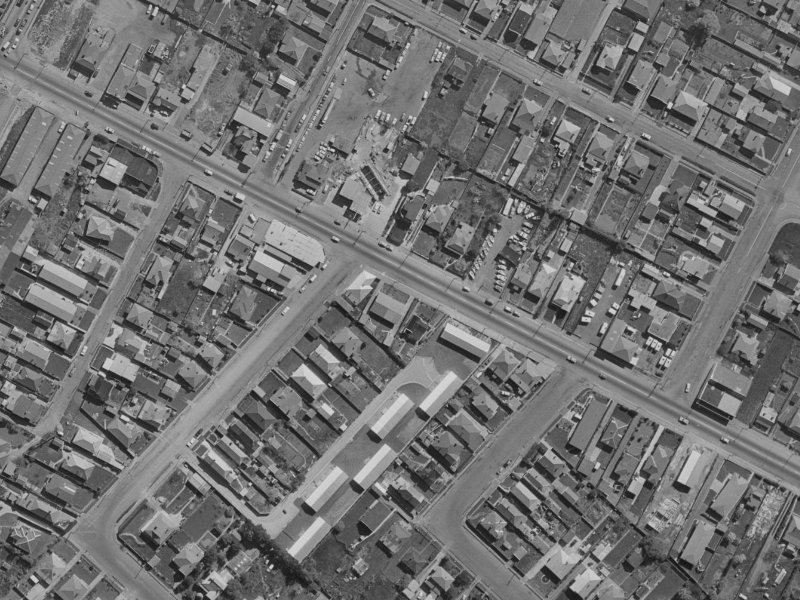 402A Ferry Road from the air, 1970-1974