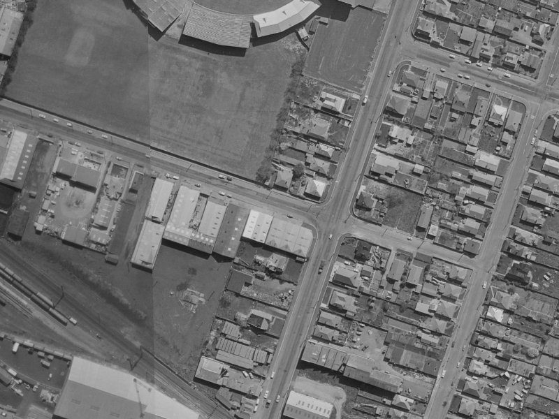 66 Lismore Street from the air, 1970-1974