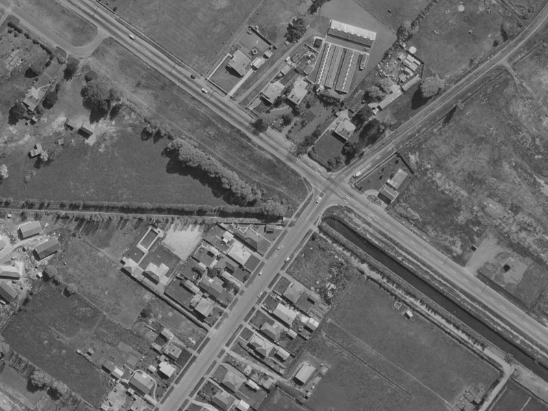 518 Linwood Avenue from the air, 1970-1974