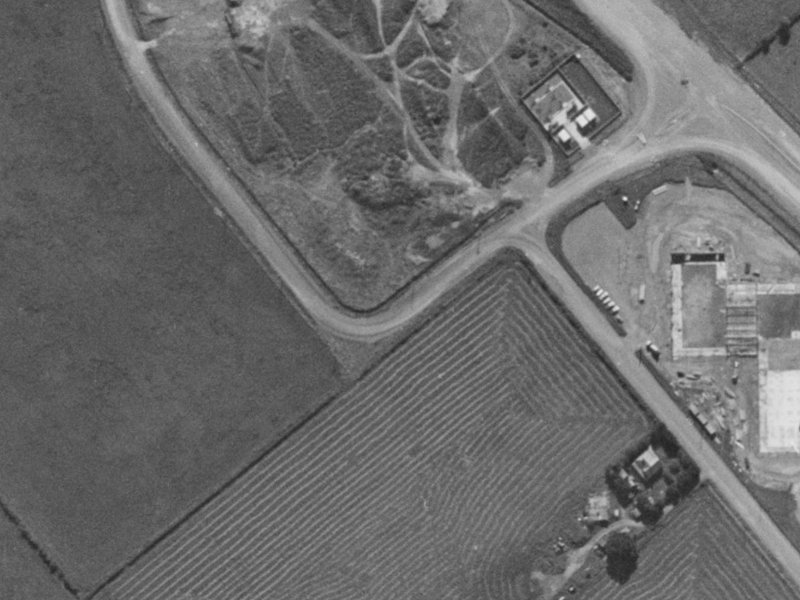 45 Parkhouse Road from the air, 1970-1974