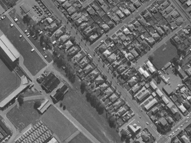 25B Whiteleigh Avenue from the air, 1970-1974