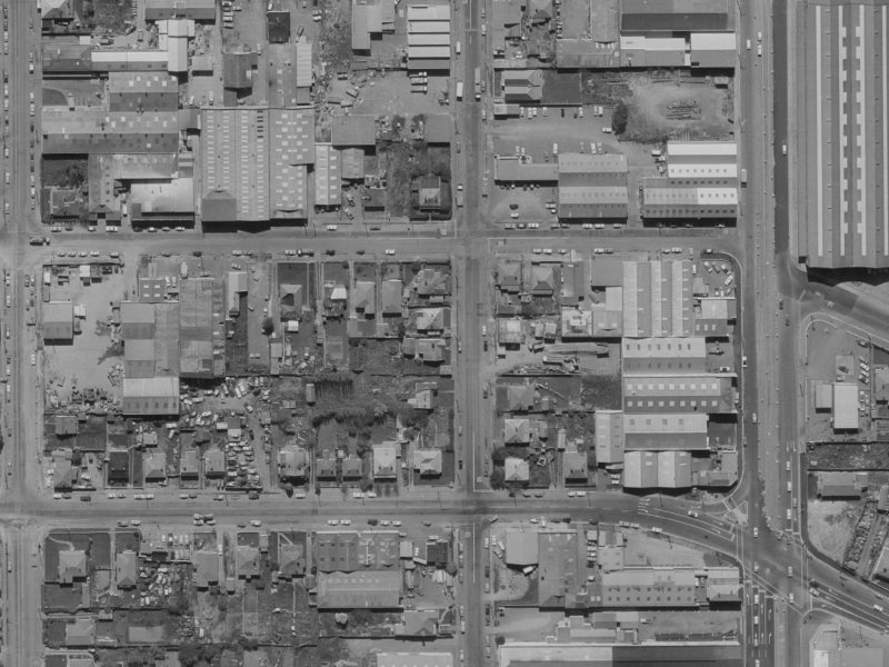 67 Brisbane Street from the air, 1970-1974