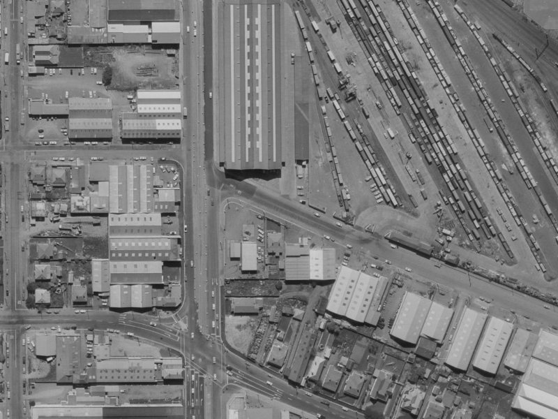 12 Mowbray Street from the air, 1970-1974