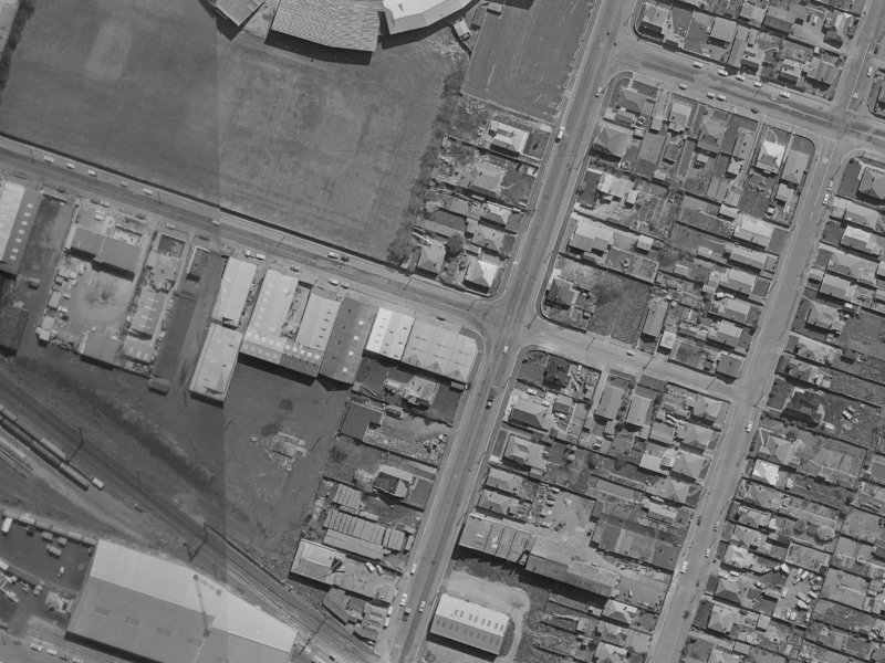 70 Lismore Street from the air, 1970-1974