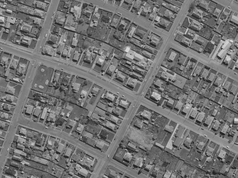65 Charles Street from the air, 1970-1974