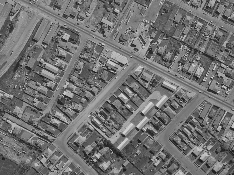 7 Manning Place from the air, 1970-1974